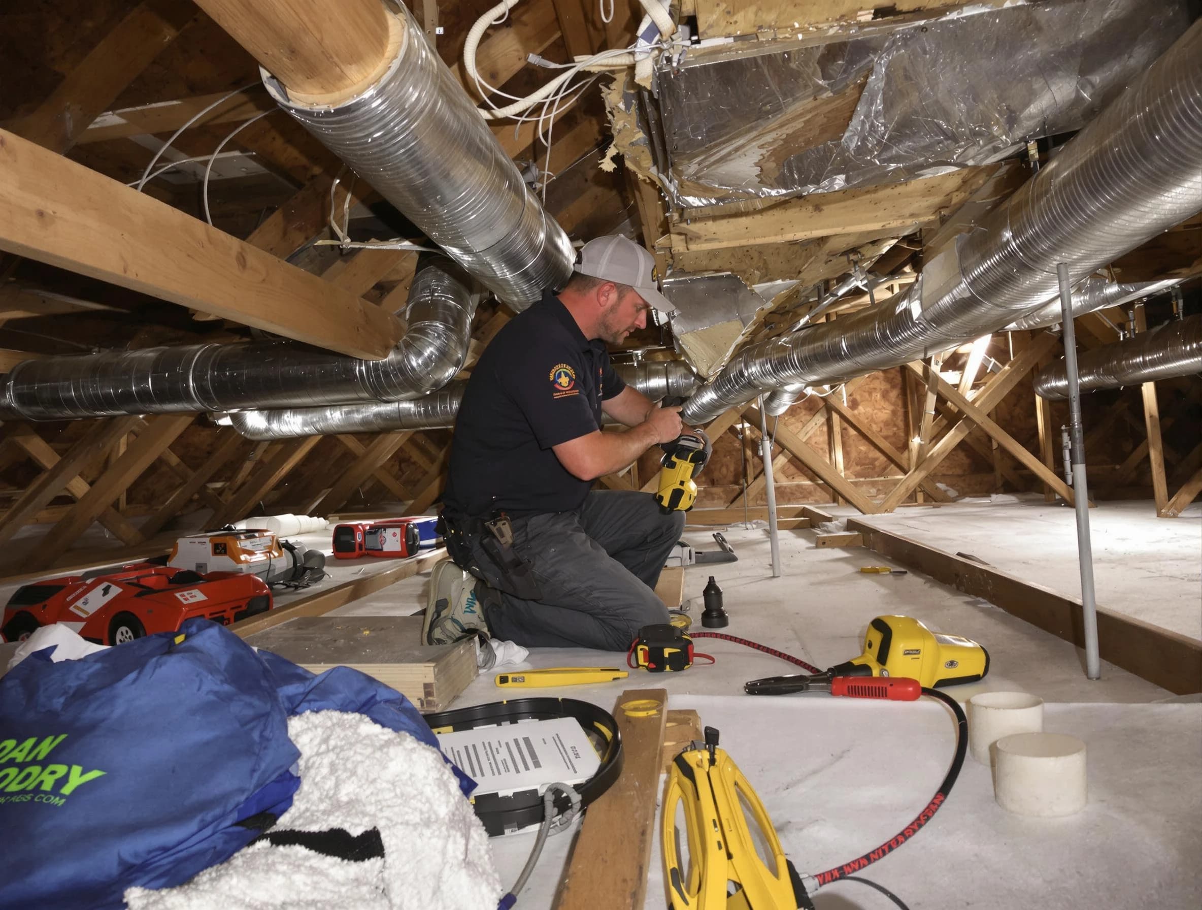 Professional air duct repair by Pleasant View Air Duct Cleaning in Pleasant View