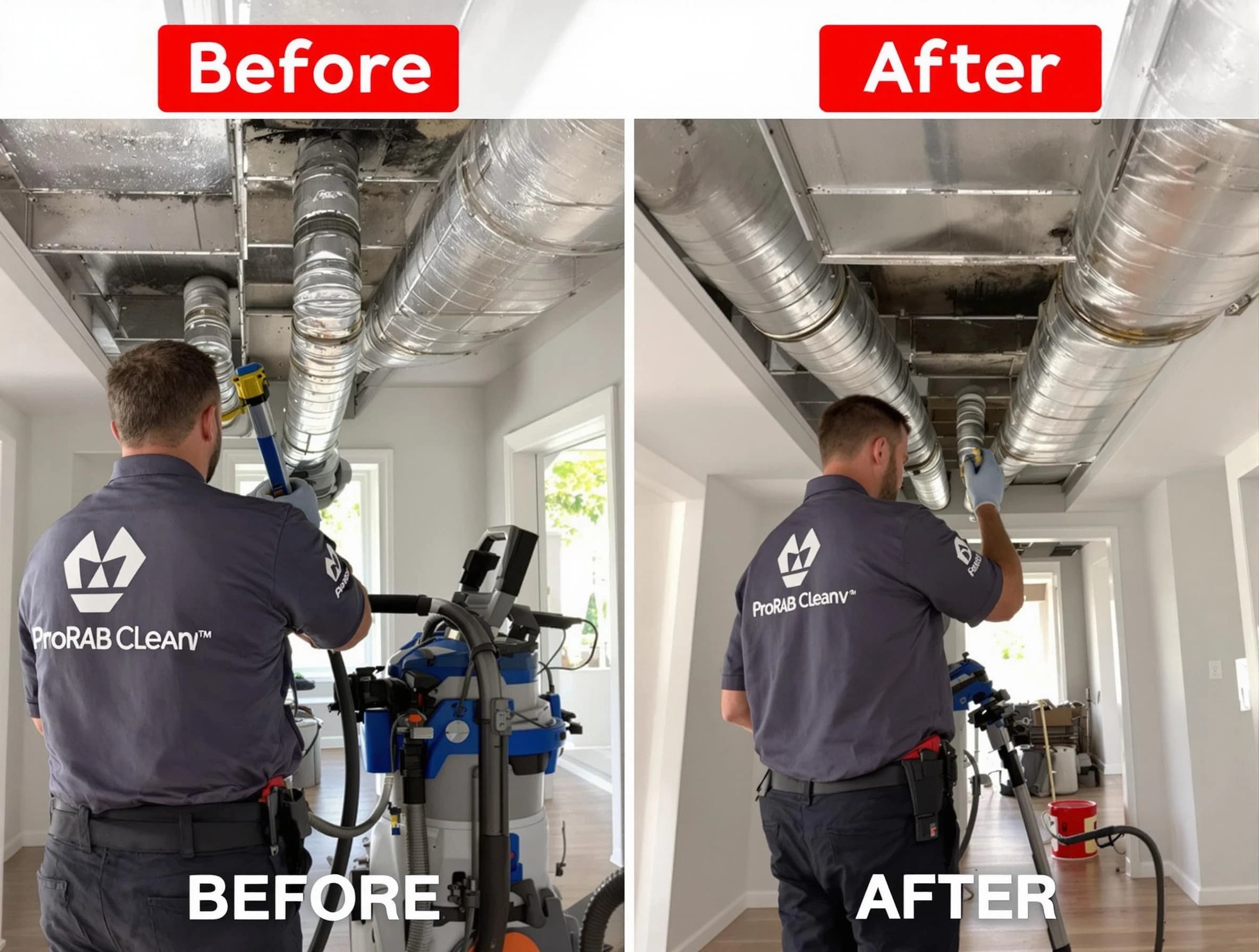 Pleasant View Air Duct Cleaning expert performing thorough residential duct cleaning in a Pleasant View home