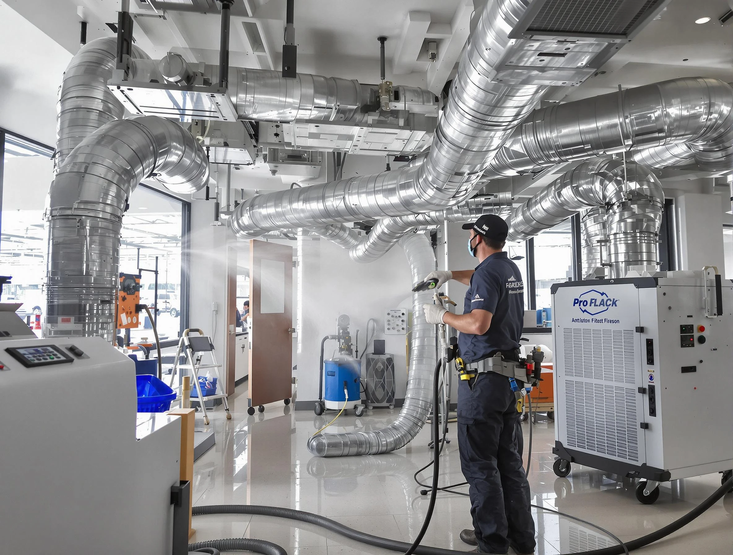 Negative Pressure Air Duct Cleaning in Pleasant View